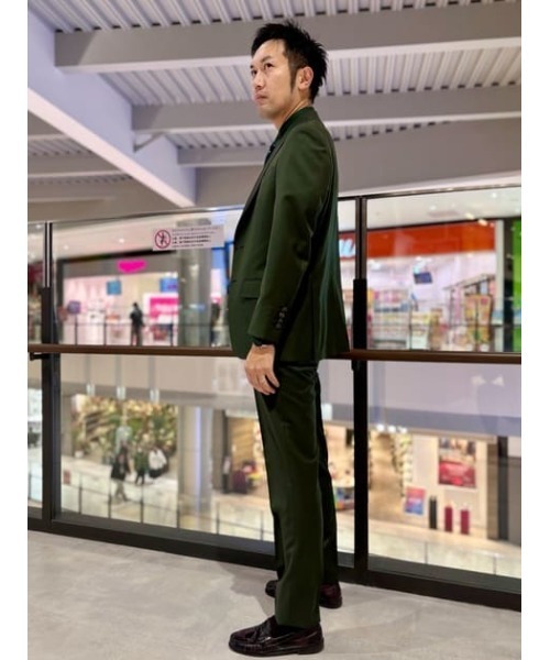 Perfect Suit FActory（パーフェクトスーツファクトリー）の「アニメ『ジョジョの奇妙な冒険 スターダストクルセイダース』セットアップジャケット【花京院典明】（スーツジャケット・メンズ・グリーン・SS/S/M/L/LL/3L）」の21枚目の写真