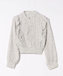 CECIL McBEE | ワッシャー花柄ピンタックフリルブラウス(シャツ/ブラウス)