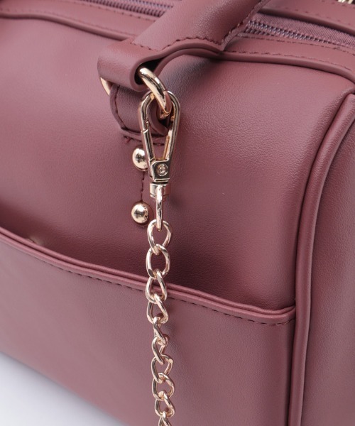 axes femme（アクシーズファム）の「リボン刺繍キルトボストン（ボストンバッグ・レディース・ピンク系その他/ブラック/キナリ・FREE）」の19枚目の写真