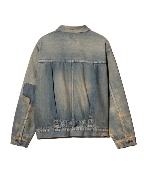 glamb（グラム）の「Anthem Denim Jacket / アンセムデニムジャケット（デニムジャケット・メンズ・インディゴブルー・S）」の3枚目の写真