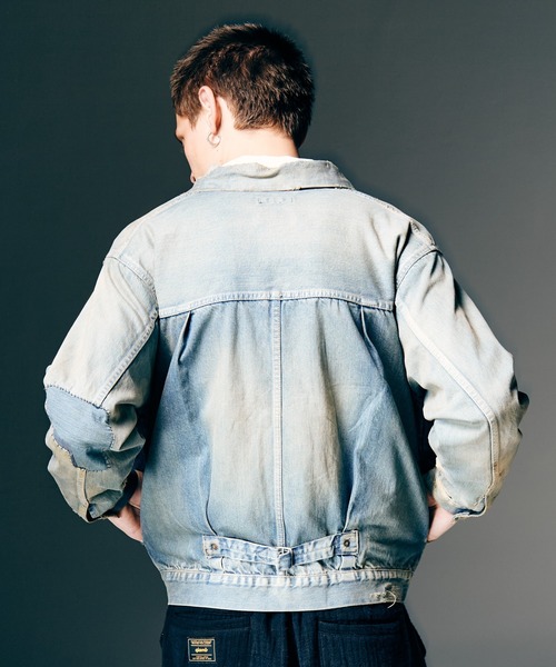 glamb（グラム）の「Anthem Denim Jacket / アンセムデニムジャケット（デニムジャケット・メンズ・インディゴブルー・S）」の5枚目の写真
