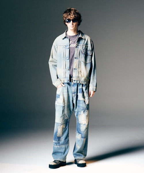 glamb（グラム）の「Anthem Denim Jacket / アンセムデニムジャケット（デニムジャケット・メンズ・インディゴブルー・S）」の8枚目の写真