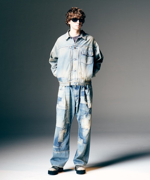 glamb（グラム）の「Anthem Denim Jacket / アンセムデニムジャケット（デニムジャケット・メンズ・インディゴブルー・S）」の9枚目の写真