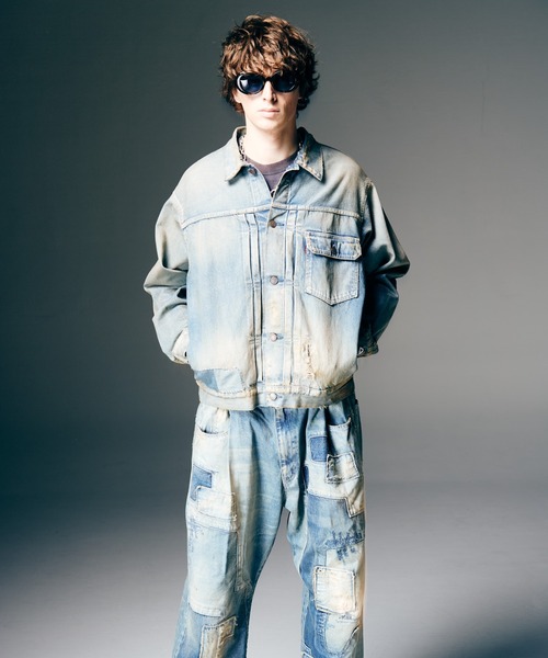 glamb（グラム）の「Anthem Denim Jacket / アンセムデニムジャケット（デニムジャケット・メンズ・インディゴブルー・S）」の6枚目の写真
