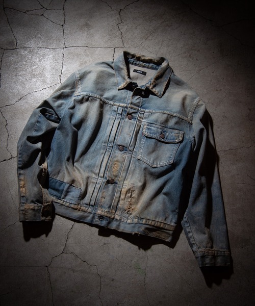 glamb（グラム）の「Anthem Denim Jacket / アンセムデニムジャケット（デニムジャケット・メンズ・インディゴブルー・S）」の10枚目の写真