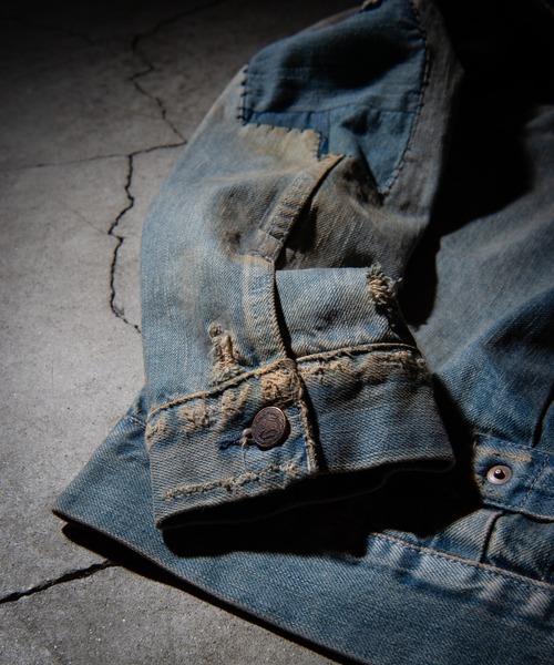 glamb（グラム）の「Anthem Denim Jacket / アンセムデニムジャケット（デニムジャケット・メンズ・インディゴブルー・S）」の17枚目の写真