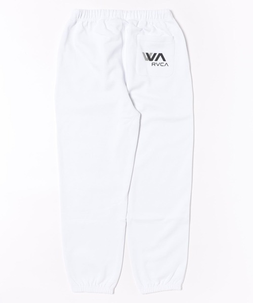 WIND AND SEA(ウィンダンシー)の「【RVCA/ルーカ】WIND AND SEAXSWEAT P/ウエストゴム ウインダンシー コラボ スウェットパンツ( SETUP・セットアップ対応可・空港コーデ)(スウェットパンツ・レディース・ホワイト/ブラック・SMALL/MEDIUM)」の9枚目の写真