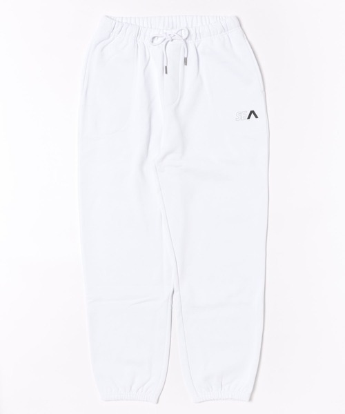 WIND AND SEA(ウィンダンシー)の「【RVCA/ルーカ】WIND AND SEAXSWEAT P/ウエストゴム ウインダンシー コラボ スウェットパンツ( SETUP・セットアップ対応可・空港コーデ)(スウェットパンツ・レディース・ホワイト/ブラック・SMALL/MEDIUM)」の6枚目の写真