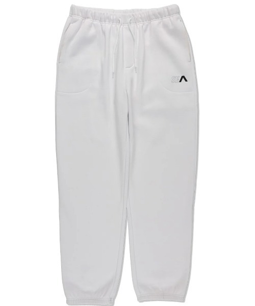 WIND AND SEA(ウィンダンシー)の「【RVCA/ルーカ】WIND AND SEAXSWEAT P/ウエストゴム ウインダンシー コラボ スウェットパンツ( SETUP・セットアップ対応可・空港コーデ)(スウェットパンツ・レディース・ホワイト/ブラック・SMALL/MEDIUM)」の3枚目の写真