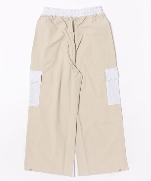 MIRROR STOKE（ミラーストーク）の「【ZOZO限定】MIX COLOR DRAWSTRING SWEAT PANTS/ミックスカラードローストリングスウェットパンツ（スウェットパンツ・レディース・アイボリー/ブラック/グレー・MEDIUM）」の4枚目の写真
