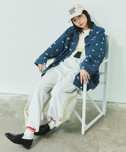 MIRROR STOKE（ミラーストーク）の「【ZOZO限定】MIX COLOR DRAWSTRING SWEAT PANTS/ミックスカラードローストリングスウェットパンツ（スウェットパンツ・レディース・アイボリー/ブラック/グレー・MEDIUM）」の16枚目の写真