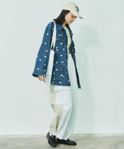 MIRROR STOKE（ミラーストーク）の「【ZOZO限定】MIX COLOR DRAWSTRING SWEAT PANTS/ミックスカラードローストリングスウェットパンツ（スウェットパンツ・レディース・アイボリー/ブラック/グレー・MEDIUM）」の11枚目の写真
