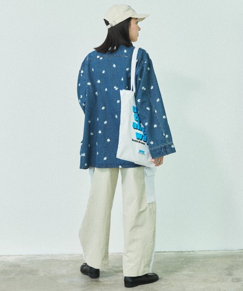 MIRROR STOKE（ミラーストーク）の「【ZOZO限定】MIX COLOR DRAWSTRING SWEAT PANTS/ミックスカラードローストリングスウェットパンツ（スウェットパンツ・レディース・アイボリー/ブラック/グレー・MEDIUM）」の12枚目の写真