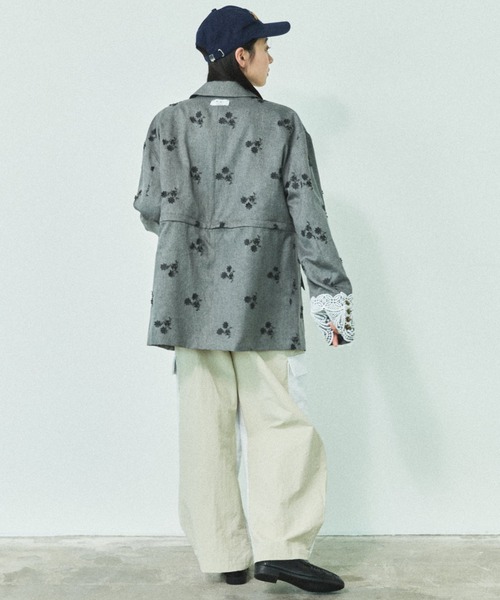MIRROR STOKE（ミラーストーク）の「【ZOZO限定】MIX COLOR DRAWSTRING SWEAT PANTS/ミックスカラードローストリングスウェットパンツ（スウェットパンツ・レディース・アイボリー/ブラック/グレー・MEDIUM）」の18枚目の写真