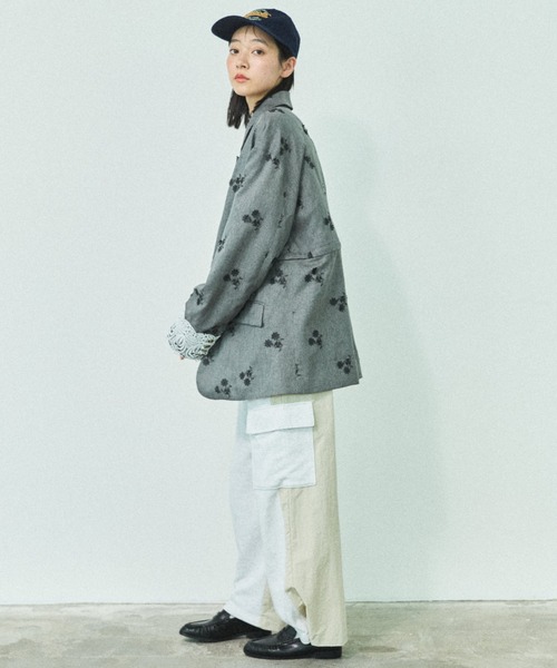 MIRROR STOKE（ミラーストーク）の「【ZOZO限定】MIX COLOR DRAWSTRING SWEAT PANTS/ミックスカラードローストリングスウェットパンツ（スウェットパンツ・レディース・アイボリー/ブラック/グレー・MEDIUM）」の19枚目の写真