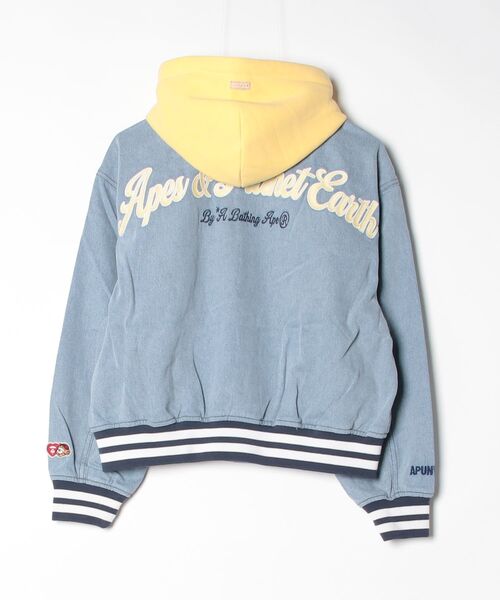 AAPE BY A BATHING APE(エーエイプバイアベイシングエイプ)の「AAPE MAIN LIGHT WEIGHT JACKET(ミリタリージャケット・レディース・ブルー系その他2・XX-SMALL/X-SMALL)」の2枚目の写真