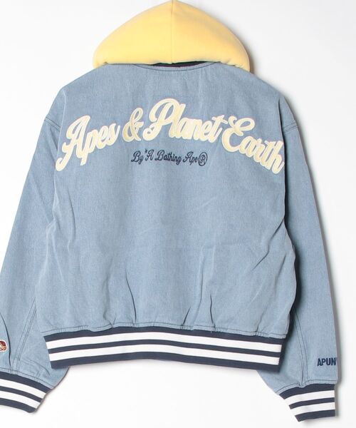 AAPE BY A BATHING APE(エーエイプバイアベイシングエイプ)の「AAPE MAIN LIGHT WEIGHT JACKET(ミリタリージャケット・レディース・ブルー系その他2・XX-SMALL/X-SMALL)」の3枚目の写真