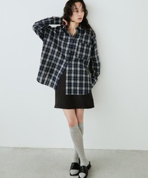 Aunt Marie's（アントマリーズ）の「サッカーチェックオーバーシャツ（シャツ/ブラウス）」