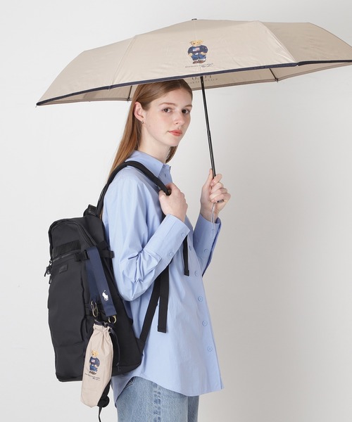 折りたたみ傘 雨傘 ストラップ付傘袋 ポロベア（折りたたみ傘）｜POLO