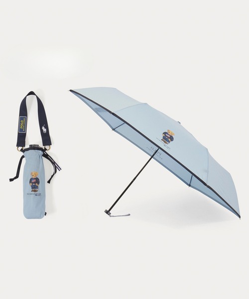折りたたみ傘 雨傘 ストラップ付傘袋 ポロベア（折りたたみ傘）｜POLO
