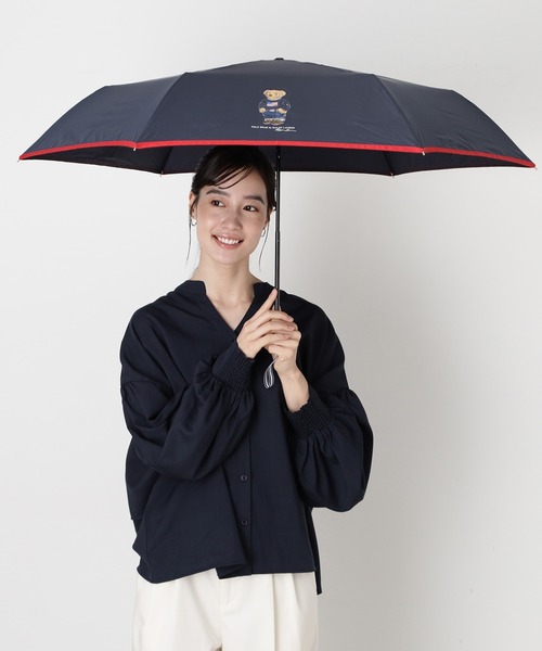 折りたたみ傘 雨傘 ストラップ付傘袋 ポロベア（折りたたみ傘）｜POLO
