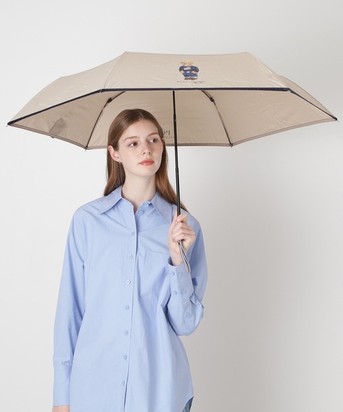 折りたたみ傘 雨傘 ストラップ付傘袋 ポロベア（折りたたみ傘）｜POLO