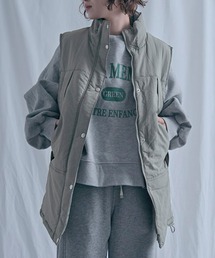 Social GIRL（ソーシャルガール）の「●Social GIRL●中綿 スタンドカラー ロングベスト（ダウンベスト）」