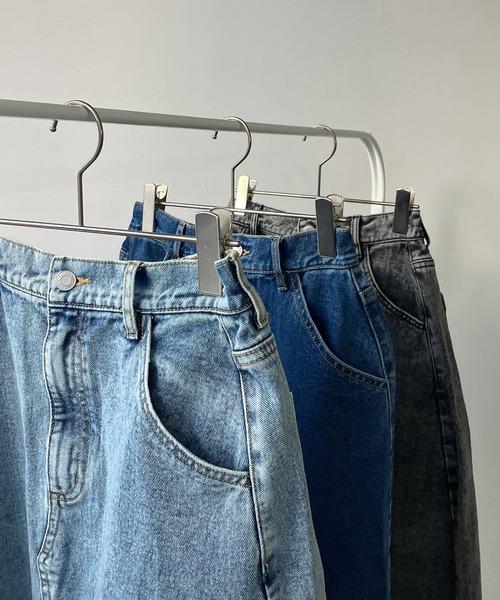 AS KNOW AS plus(アズノゥアズプラス)の「○リメイク風デニムロングスカート セットアップ可能(デニムスカート・レディース・ブルー系その他/ブルー/ブラック系その他・FREE)」の11枚目の写真