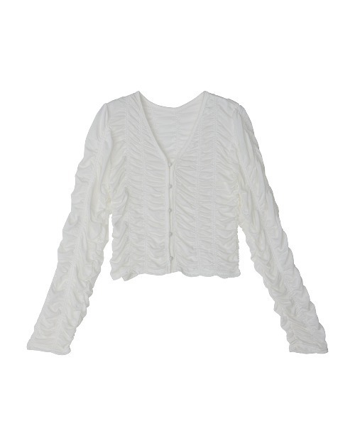 2WAY GATHER CUT TOP（Tシャツ/カットソー）｜Ameri（アメリ）の