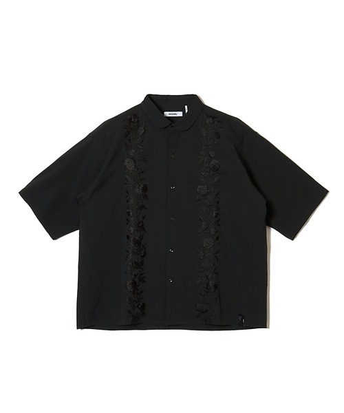 MSML(エムエスエムエル)の「SEERSUCKER EMBROIDERY SHIRT(シャツ/ブラウス・メンズ・ネイビー/ブラック・M/L/XL)」の14枚目の写真