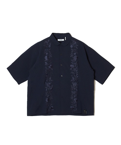 MSML(エムエスエムエル)の「SEERSUCKER EMBROIDERY SHIRT(シャツ/ブラウス・メンズ・ネイビー/ブラック・M/L/XL)」の8枚目の写真