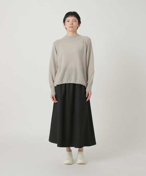 Plantation(プランテーション)の「ウールフラノストレッチ / スカート / S(スカート・レディース・ブラック/ベージュ・M size)」の10枚目の写真