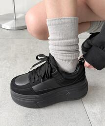 WEGO | WEGO/厚底ワイドシューレーススニーカー(スニーカー)