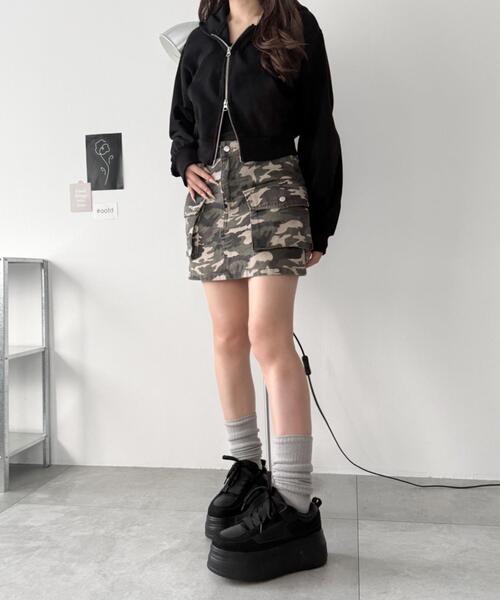 WEGO（ウィゴー）の「WEGO/厚底ワイドシューレーススニーカー（スニーカー・レディース・ブラウン/ブラック・LARGE/MEDIUM/SMALL）」の3枚目の写真