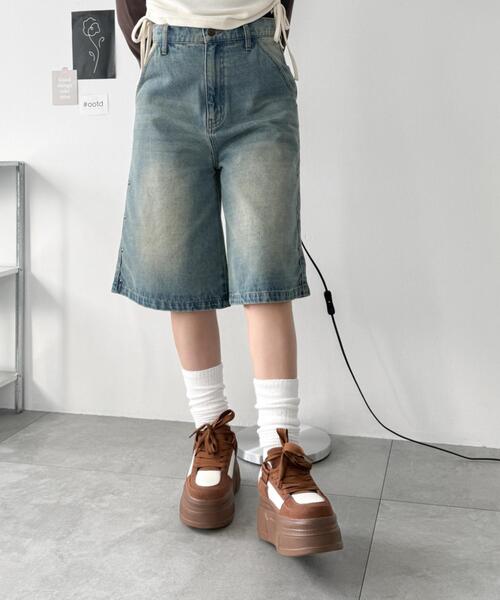 WEGO（ウィゴー）の「WEGO/厚底ワイドシューレーススニーカー（スニーカー・レディース・ブラウン/ブラック・LARGE/MEDIUM/SMALL）」の20枚目の写真