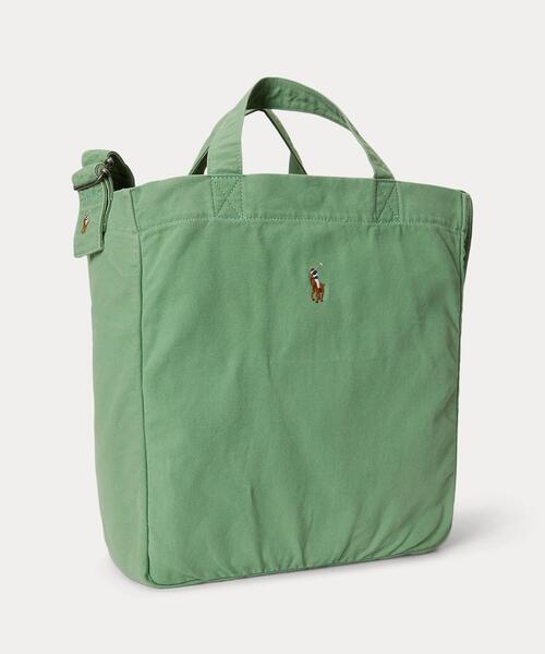 キャンバス ショッパー トート（トートバッグ）｜POLO RALPH LAUREN