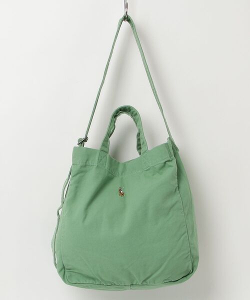 キャンバス ショッパー トート（トートバッグ）｜POLO RALPH LAUREN
