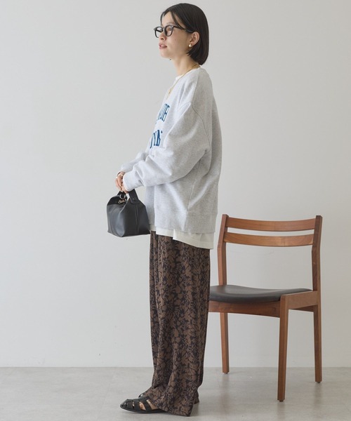 AMERICAN HOLIC(アメリカンホリック)の「【イージーケア】アソート柄パンツ(その他パンツ・レディース・ネイビー/ブラック/アイボリー/ブラウン・L/M)」の10枚目の写真