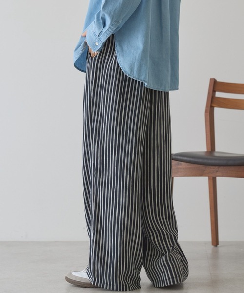 AMERICAN HOLIC(アメリカンホリック)の「【イージーケア】アソート柄パンツ(その他パンツ・レディース・ネイビー/ブラック/アイボリー/ブラウン・L/M)」の12枚目の写真