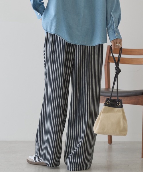 AMERICAN HOLIC(アメリカンホリック)の「【イージーケア】アソート柄パンツ(その他パンツ・レディース・ネイビー/ブラック/アイボリー/ブラウン・L/M)」の13枚目の写真