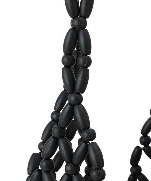 ADAM ET ROPE'（アダムエロペ）の「ウッドビーズバッグ（トートバッグ・レディース・ブラック/オフホワイト・FREE）」の14枚目の写真