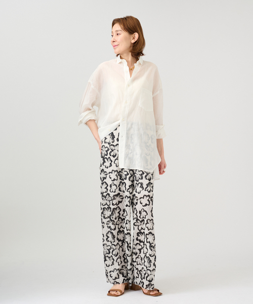 VERMEIL par iena（ヴェルメイユパーイエナ）の「Shadow Bloom パンツ（その他パンツ・レディース・その他2・38/36）」の2枚目の写真