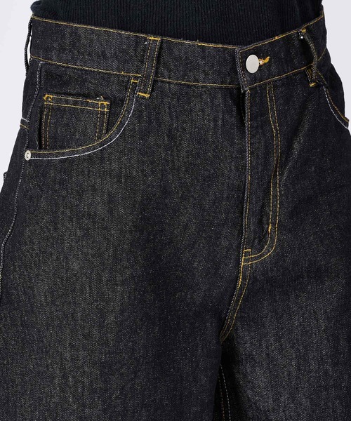 RE730(アールイーセブンサーティー)の「REロゴバギーデニムパンツ(デニムパンツ・メンズ・ブラック/ネイビー・X-LARGE/LARGE/MEDIUM)」の19枚目の写真