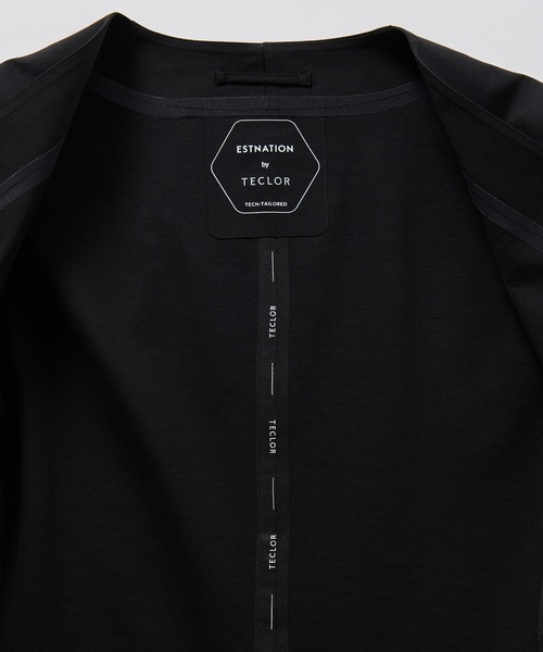 ESTNATION(エストネーション)の「ESTNATION / ノーカラージャケット<TECLOR>(テーラードジャケット・メンズ・ブラック・X-LARGE/LARGE/MEDIUM)」の5枚目の写真
