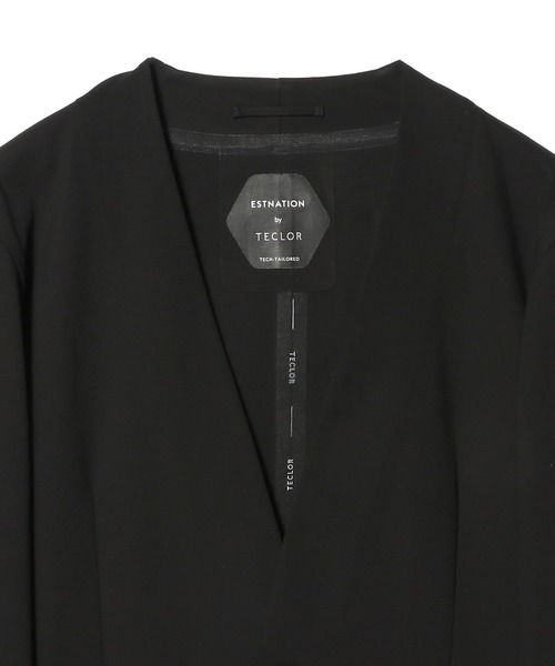 ESTNATION(エストネーション)の「ESTNATION / ノーカラージャケット<TECLOR>(テーラードジャケット・メンズ・ブラック・X-LARGE/LARGE/MEDIUM)」の11枚目の写真
