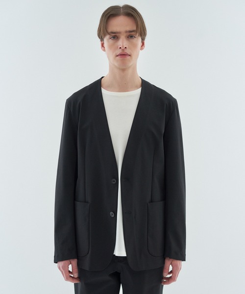 ESTNATION(エストネーション)の「ESTNATION / ノーカラージャケット<TECLOR>(テーラードジャケット・メンズ・ブラック・X-LARGE/LARGE/MEDIUM)」の16枚目の写真