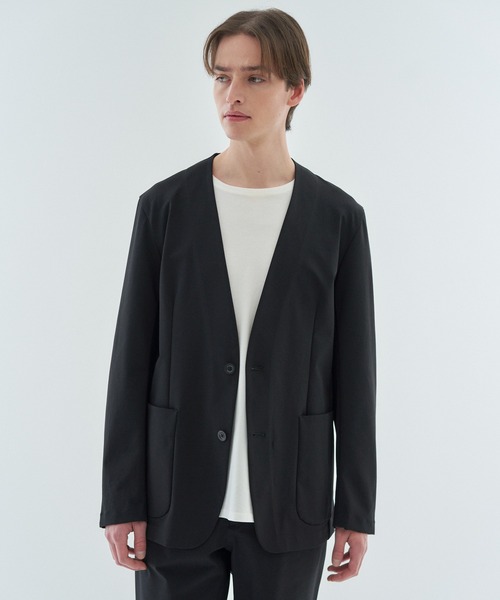 ESTNATION(エストネーション)の「ESTNATION / ノーカラージャケット<TECLOR>(テーラードジャケット・メンズ・ブラック・X-LARGE/LARGE/MEDIUM)」の17枚目の写真