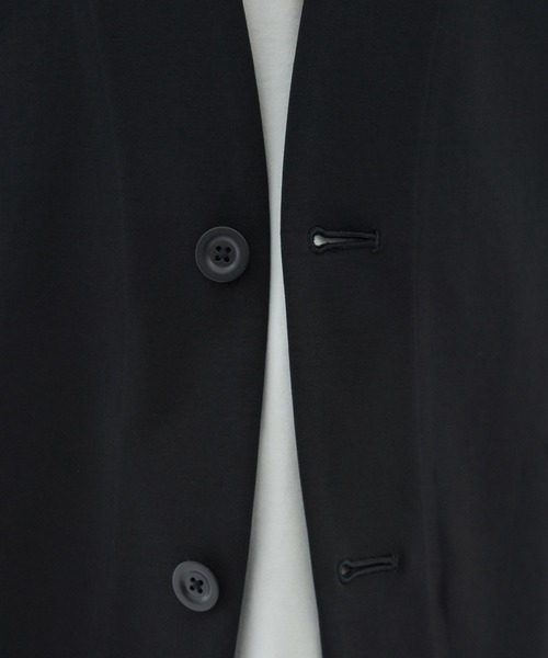 ESTNATION(エストネーション)の「ESTNATION / ノーカラージャケット<TECLOR>(テーラードジャケット・メンズ・ブラック・X-LARGE/LARGE/MEDIUM)」の19枚目の写真