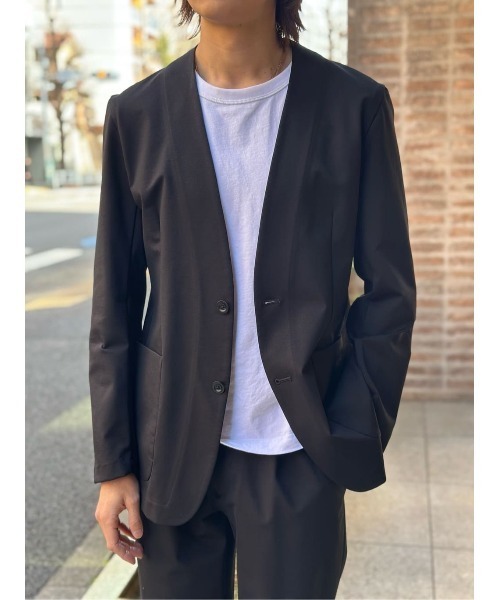 ESTNATION(エストネーション)の「ESTNATION / ノーカラージャケット<TECLOR>(テーラードジャケット・メンズ・ブラック・X-LARGE/LARGE/MEDIUM)」の22枚目の写真