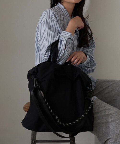 CIAOPANIC TYPY（チャオパニックティピー）の「: 3WAY撥水ナイロンショルダーBAG（ショルダーバッグ・レディース・グレー/ブラック/カーキ・ONE SIZE）」の7枚目の写真